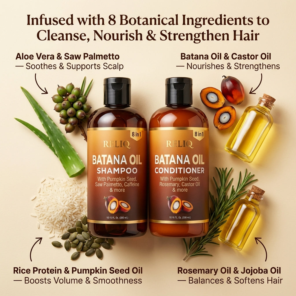 Batana Oil Shampoo & Conditioner