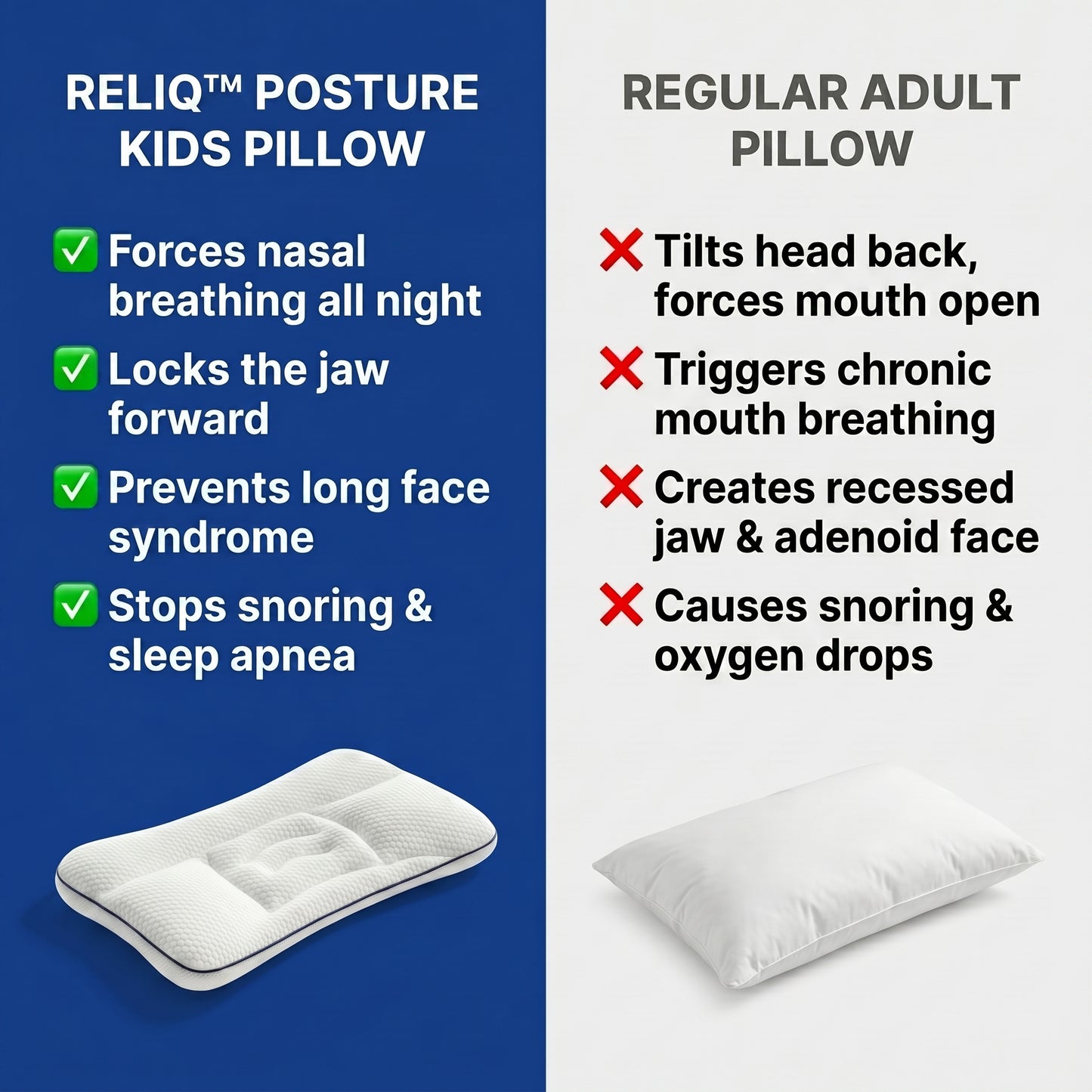 Reliq Posture Kids Pillow