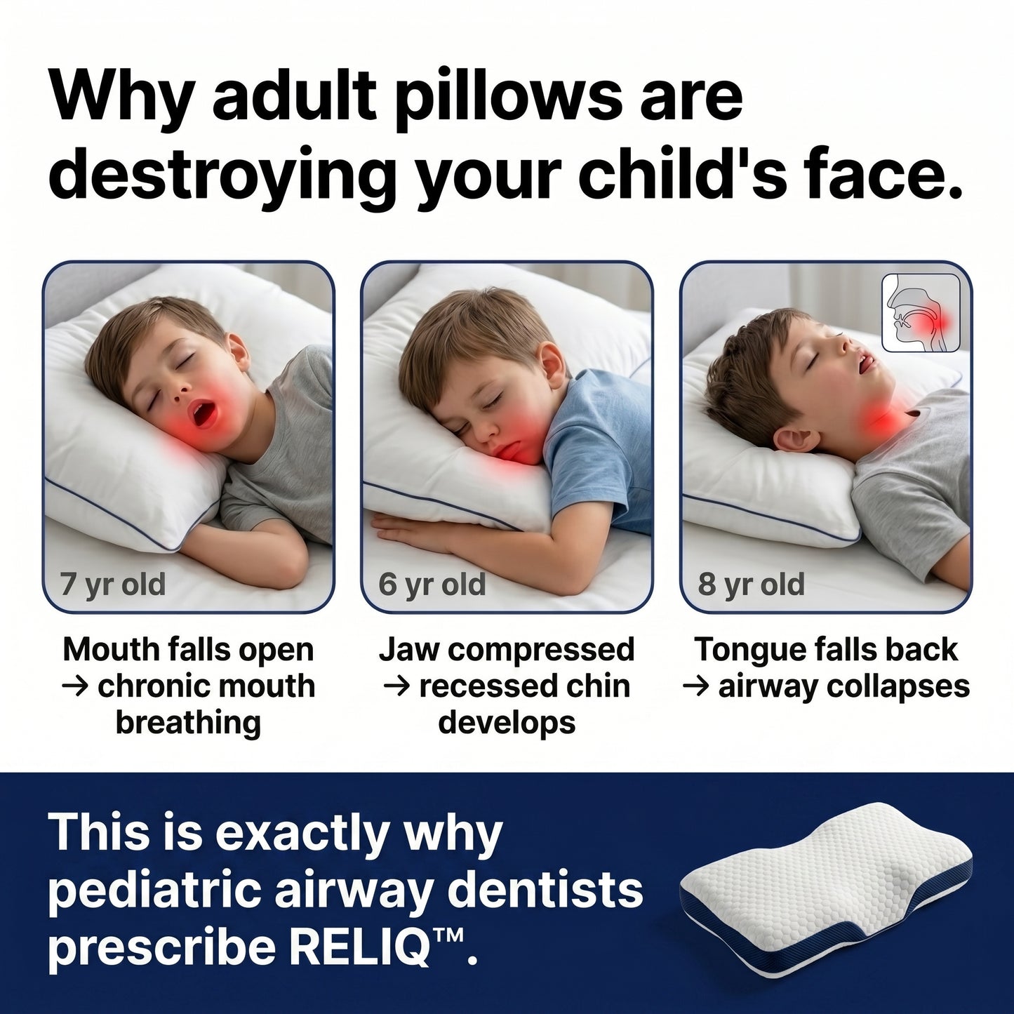 Reliq Posture Kids Pillow